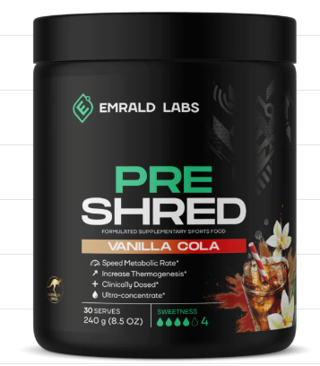 Emrald Labs Pre-Shred Powder 240g (30 Serves) - Pre Order